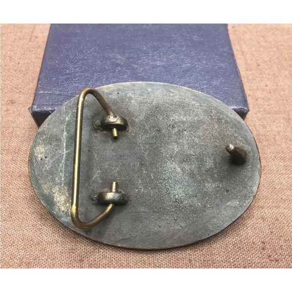 Lot of 3 Belt Buckles Brass Vintage 1970’s 1980's Collectible Rare - Picture 13 of 14